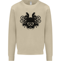 Motocross Face Mens Sweatshirt Jumper Sand
