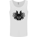 Motocross Face Mens Vest Tank Top White