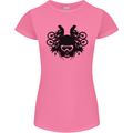 Motocross Face Womens Petite Cut T-Shirt Azalea