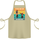 Motocross Father & Son Father's Day Cotton Apron 100% Organic Khaki