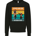 Motocross Father & Son Father's Day Kids Sweatshirt Jumper Black