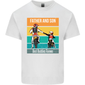 Motocross Father & Son Father's Day Kids T-Shirt Childrens White