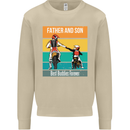 Motocross Father & Son Father's Day Mens Sweatshirt Jumper Sand