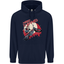 Motocross Merry X Games Dirt Bike Motorbike Childrens Kids Hoodie Navy Blue