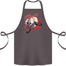 Motocross Merry X Games Dirt Bike Motorbike Cotton Apron 100% Organic Dark Grey