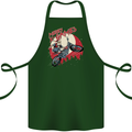 Motocross Merry X Games Dirt Bike Motorbike Cotton Apron 100% Organic Forest Green