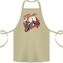 Motocross Merry X Games Dirt Bike Motorbike Cotton Apron 100% Organic Khaki
