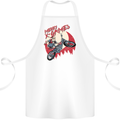 Motocross Merry X Games Dirt Bike Motorbike Cotton Apron 100% Organic White