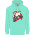 Motocross Merry X Games Dirt Bike Motorbike Mens 80% Cotton Hoodie Peppermint