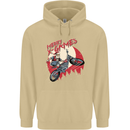 Motocross Merry X Games Dirt Bike Motorbike Mens 80% Cotton Hoodie Sand