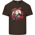 Motocross Merry X Games Dirt Bike Motorbike Mens Cotton T-Shirt Tee Top Dark Chocolate
