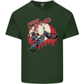 Motocross Merry X Games Dirt Bike Motorbike Mens Cotton T-Shirt Tee Top Forest Green