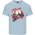 Motocross Merry X Games Dirt Bike Motorbike Mens Cotton T-Shirt Tee Top Light Blue