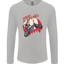 Motocross Merry X Games Dirt Bike Motorbike Mens Long Sleeve T-Shirt Sports Grey