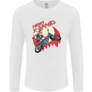 Motocross Merry X Games Dirt Bike Motorbike Mens Long Sleeve T-Shirt White