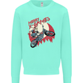 Motocross Merry X Games Dirt Bike Motorbike Mens Sweatshirt Jumper Peppermint
