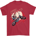 Motocross Merry X Games Dirt Bike Motorbike Mens T-Shirt Cotton Gildan Red