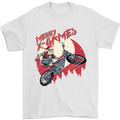 Motocross Merry X Games Dirt Bike Motorbike Mens T-Shirt Cotton Gildan White