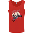 Motocross Merry X Games Dirt Bike Motorbike Mens Vest Tank Top Red