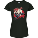 Motocross Merry X Games Dirt Bike Motorbike Womens Petite Cut T-Shirt Black