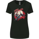 Motocross Merry X Games Dirt Bike Motorbike Womens Wider Cut T-Shirt Black