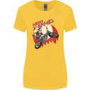 Motocross Merry X Games Dirt Bike Motorbike Womens Wider Cut T-Shirt Yellow