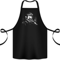 Motocross Rider Motorbike MotoX Dirt Bike Cotton Apron 100% Organic Black