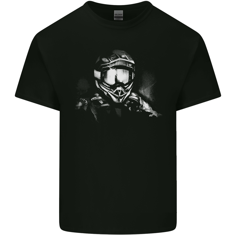 Motocross Rider Motorbike MotoX Dirt Bike Kids T-Shirt Childrens Black