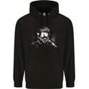 Motocross Rider Motorbike MotoX Dirt Bike Mens 80% Cotton Hoodie Black