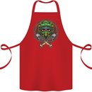 Motocross Skull Dirt Bike MotoX Cotton Apron 100% Organic Red