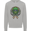 Motocross Skull Dirt Bike MotoX Kids Sweatshirt Jumper Sports Grey