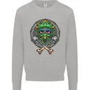 Motocross Skull Dirt Bike MotoX Kids Sweatshirt Jumper Sports Grey