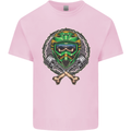 Motocross Skull Dirt Bike MotoX Kids T-Shirt Childrens Light Pink