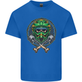 Motocross Skull Dirt Bike MotoX Kids T-Shirt Childrens Royal Blue