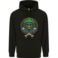 Motocross Skull Dirt Bike MotoX Mens 80% Cotton Hoodie Black