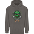 Motocross Skull Dirt Bike MotoX Mens 80% Cotton Hoodie Charcoal