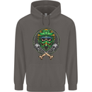 Motocross Skull Dirt Bike MotoX Mens 80% Cotton Hoodie Charcoal