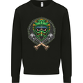 Motocross Skull Dirt Bike MotoX Mens Sweatshirt Jumper Black