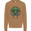 Motocross Skull Dirt Bike MotoX Mens Sweatshirt Jumper Caramel Latte