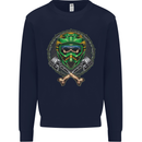 Motocross Skull Dirt Bike MotoX Mens Sweatshirt Jumper Navy Blue