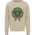 Motocross Skull Dirt Bike MotoX Mens Sweatshirt Jumper Sand
