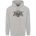 Motocross Skulls Dirt Bike MotoX Motorcycle Childrens Kids Hoodie Sports Grey