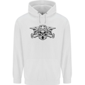 Motocross Skulls Dirt Bike MotoX Motorcycle Childrens Kids Hoodie White