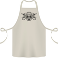 Motocross Skulls Dirt Bike MotoX Motorcycle Cotton Apron 100% Organic Natural