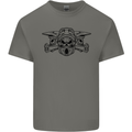 Motocross Skulls Dirt Bike MotoX Motorcycle Kids T-Shirt Childrens Charcoal