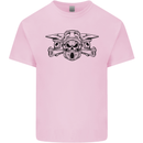 Motocross Skulls Dirt Bike MotoX Motorcycle Kids T-Shirt Childrens Light Pink