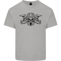 Motocross Skulls Dirt Bike MotoX Motorcycle Kids T-Shirt Childrens Sports Grey