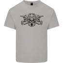 Motocross Skulls Dirt Bike MotoX Motorcycle Kids T-Shirt Childrens Sports Grey