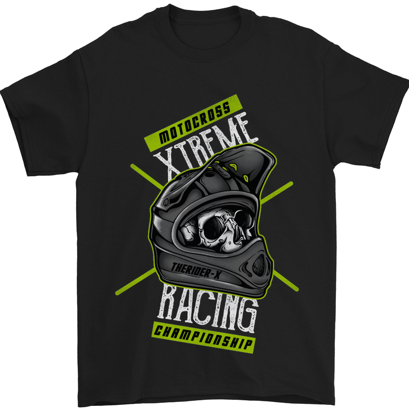 Motocross Xtreme Racing Championship Mens T-Shirt Cotton Gildan Black