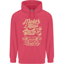 Motor Legend Biker Motorbike Motorcycle Childrens Kids Hoodie Heliconia